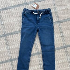NWT Mini Boden Denim Jersey Skinny Pants